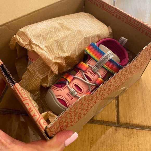 Keen Infant Rainbow Seacamp Colorful Sandals Unisex Baby NEW Size 4 Adjustable - Picture 9 of 12